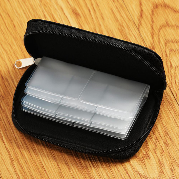 Memory Card Storage Bag Carrying Case Holder Wallet 22 Slots for CF/SD/Micro SD/SDHC/MS/DS Game Accessories free shipping hot new wholesale