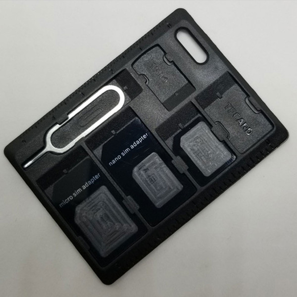 Plastic Portable Unique SD Card Box Memory Card Case Computer Accessory for SDHC SDXC Micro SD TF SIM Card free shipping wholesale hot sell