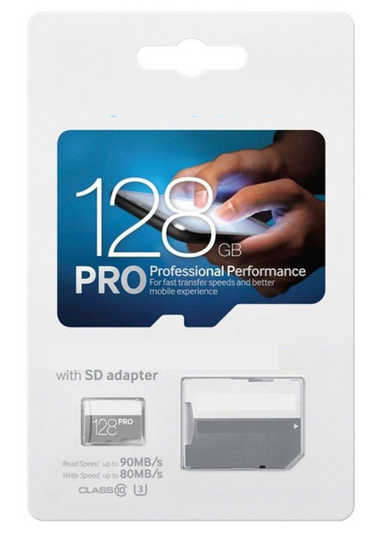 PRO PLUS EVO 128GB 64GB 256GB 32G Class 10 Micro SD TF Card + Free SD Adapter + Blister Package + DHL Free Shipping