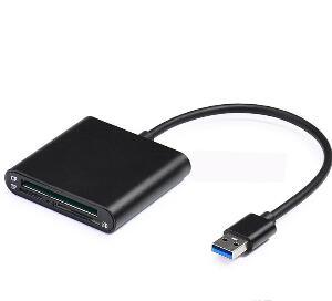 2019 Card Reader Mini USB 3.0 SD Micro SD SDHC SDXC TF CF Card Reader With USB Cable 3 In 1 for Computer