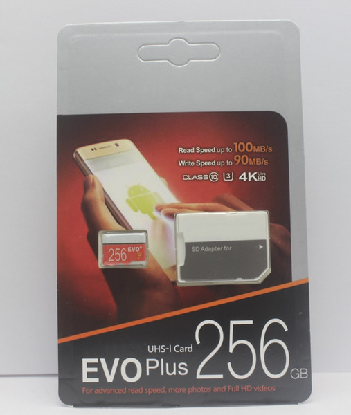 2019 New arrival Class10 EVO PIUS 128GB 64GB 32GB MicroSD Card Micro SD TF Card SDHC SD 80MB/s Adapter 30pcs