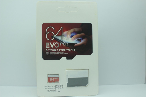 Hot 128GB 64GB 32GB EVO PRO PLUS micro TF card Micro SD 80MB/s UHS-I Class10 Mobile Memory Card