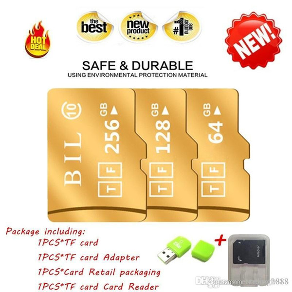 Design Real Capacity TF Card 32GB 64GB High Speed 128GB Memory cards Class 10