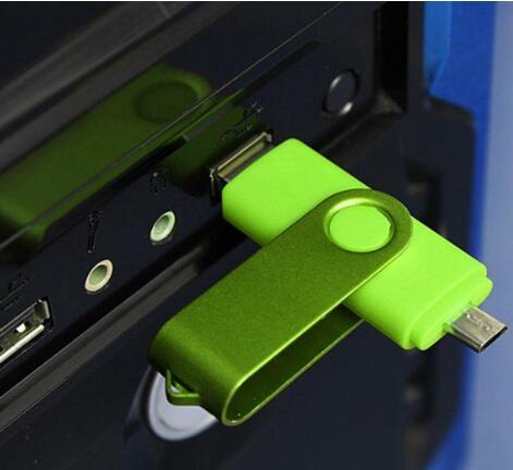 100% real capacity Colorful 4gb 8gb 16gb 32gb OTG USB Swivel USB 2.0 Flash Drives Memory Stick for Android Smartphones Tablets Thumbdrives