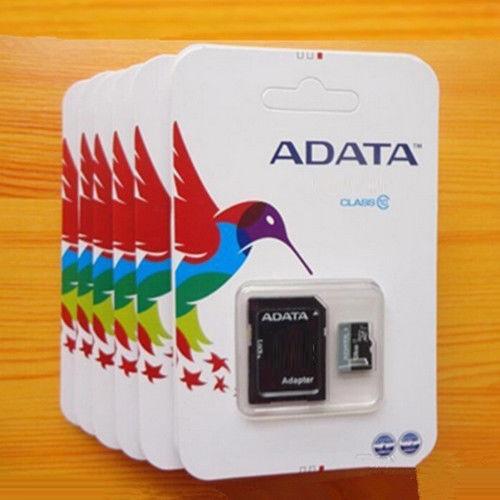 ADATA 100% Real 80MB/S 90MB/S 8GB C10 TF Flash Memory Card Free Adapter Retail Blister Package Epacket DHL Free Shipping