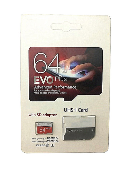 2pcs NEW Brand EVO Class 10 C10 TF Flash 256GB 128GB 64GB 32GB TF Card with Free SD adapter Blister Package DHL