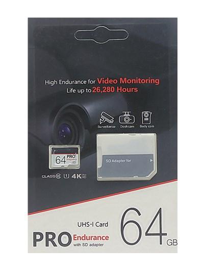 Black High Endurance for Video Monitoring Class 10 PRO Card Micro TF Memory Card Flash 4k SD Adapter Retail