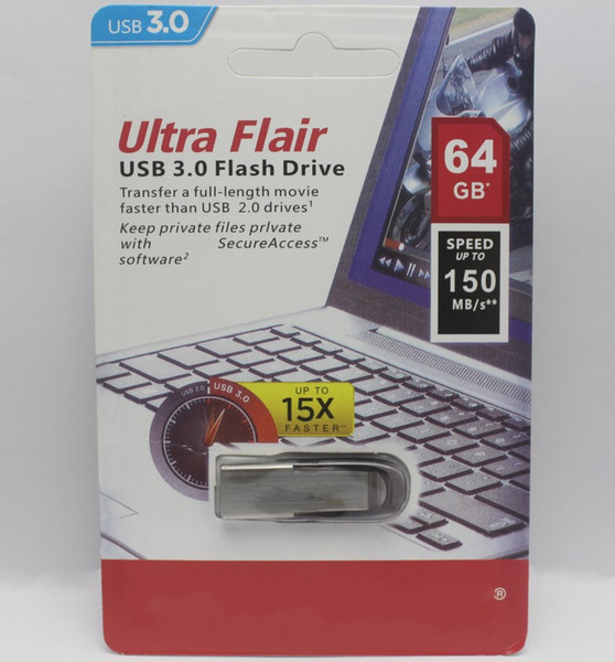 2019 uitra flair usb 3.0 flash drive speed up to 150mb/s Hot Products 32GB 64GB 128GB DHL free shipping