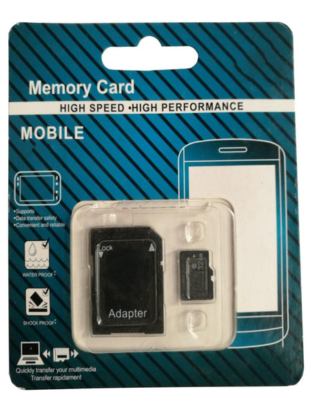 Spike 100% real 32GB memory Class 10 TF Memory Card with GIFT Adapter Retail Package Flash TF Cards DHL free shipping