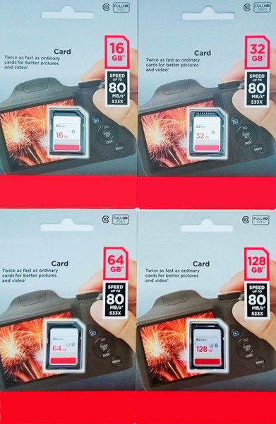 2018 new style hot selling 64GB 128GB Ultra Class 10 C10 UHS-I 48MB/s Memory Card in Blister Package with free DHL shipping