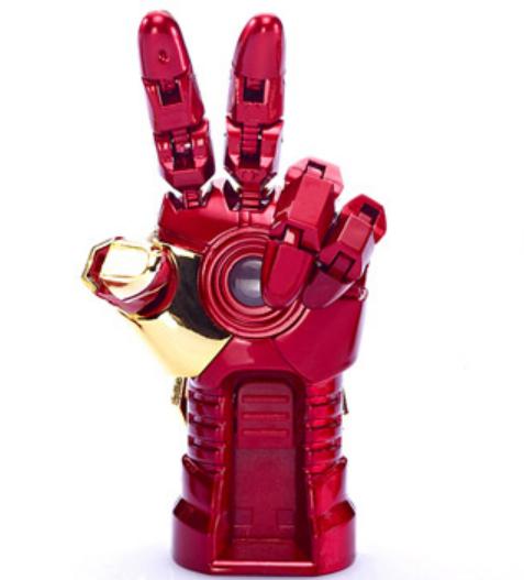 NEW Hot AVENGERS LED IRON MAN 3 Hand 64gb/128gb/256gbUSB 2.0 flash Memory Pen Drive Stick DHL Retail Blister Packaging