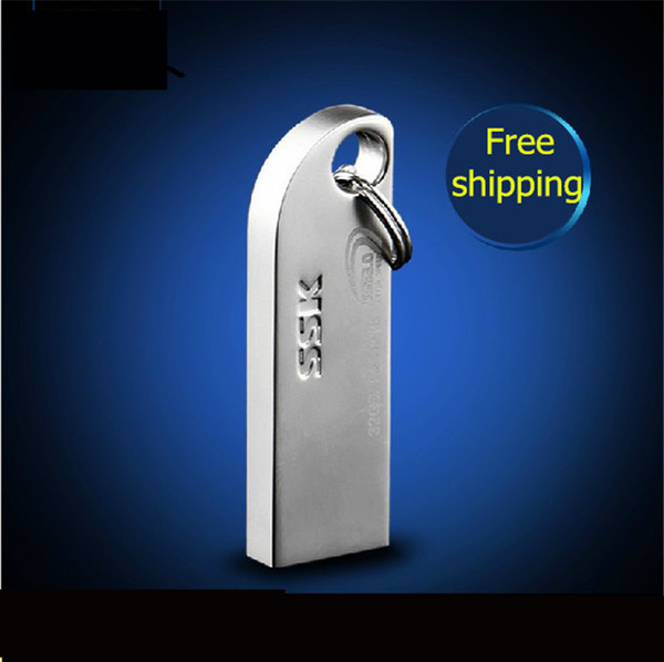 SSK Thumbs 100% 32GB USB 3.0 large usb flash drives pen drive metal high speed usb flash drive 32G waterproof Free shipping