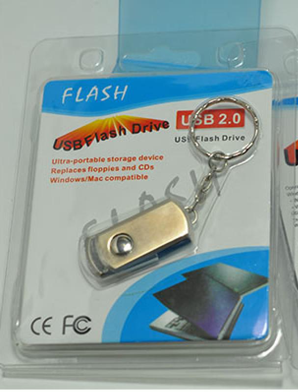 128GB 256GB USB 2.0 Metal Key Chain Ring USB Memory Stick U Disk Flash Drive