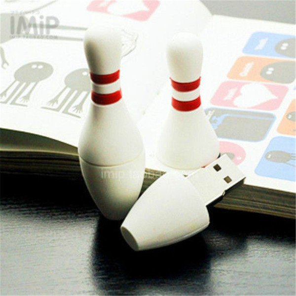 Cute Cartoon Bowling Model usb 2.0 flash memory stick pen drive 128GB 16GB 32GB 64GB 256GB real full genuine capacity