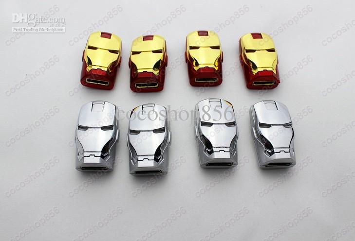 2019 hot super seller for new version Iron FGDFRTYW Man LED USB Flash Drive 64GB 128GB 256GB Free Shipping 50pcs/lot