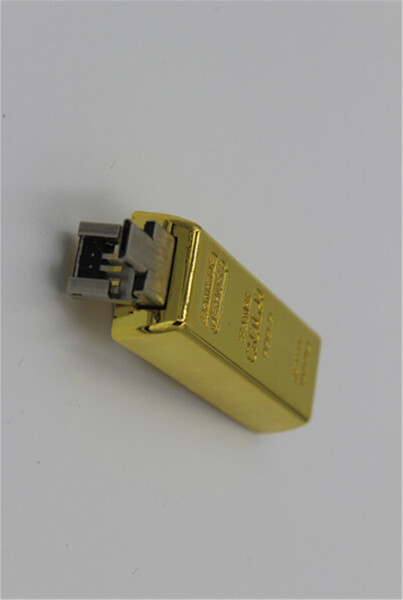 2017 Gold bar OTG 16GB 32GB 64GB USB Flash Drive in metal Pen OTG Drive USB Memory Stick Pendrive thumb drive epacket