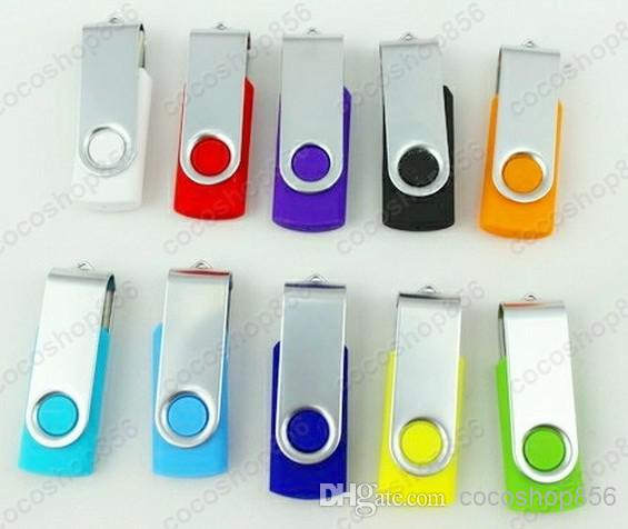 80pcs/lot Promotion pendrive 64GB 128GB 256GB popular USB Flash Drive rotational style memory stick YSEY with DHL Fedex