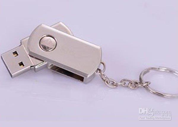 For 16GB 32GB 64GB 128GB Stainless steel USB Flash Drive disk memory stick Pendrives thumbdrives 55pcs/lot