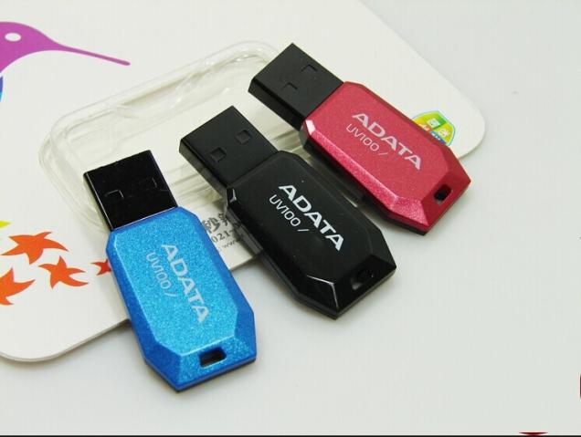 ADATA UV100 16GB 32GB 64GB 128GB USB 2.0 flash Drive memory stick drive Disk thumbdrive pendrives u disk 80pcs