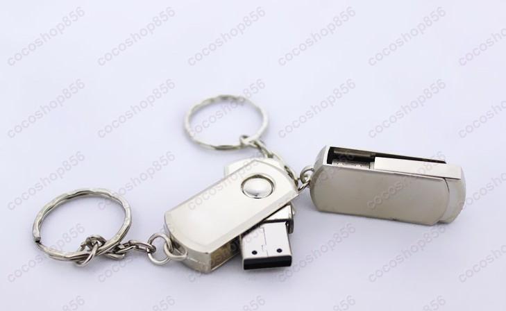 2019 HOT 50pcs For 64GB Stainless steel USB Flash Drive U disk memory stick Pendrives thumbdrives DHL