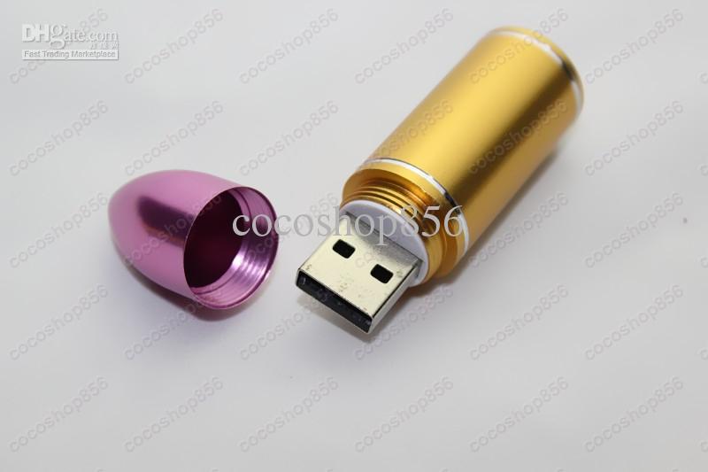 Long Fashion Tempting Memory Lipstick Shaped 32GB USB 2.0 Flash Drive Cheap USB flash disk U-disk 50pcs/lot