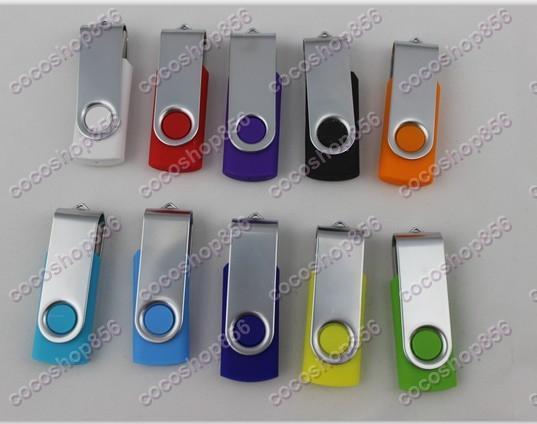 2019 HOT Promotion 64GB popular USB Flash Drive rotational style memory stick 100pcs with DHL Fedex