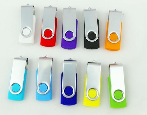 65pcs/lot Promotion pendrive 64GB popular mini gift USB Flash Drive rotational style memory stick YT with DHL Fedex