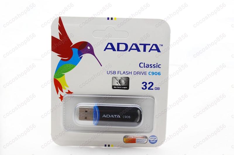 For ADATA C906 32GB 64GB Fine USB 2.0 Flash Memory mini Pen Drive Stick Drives Sticks Pendrives Thumbdrive U Disk DHL