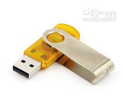 64GB hottest pendrive 64GB popular USB Flash Drive rotational style memory stick 30pcs with DHL Fedex