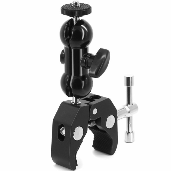 Cool Ballhead Clamp Mount V4 with Mini Magic Arm for DJI Ronin, Camera and Monit