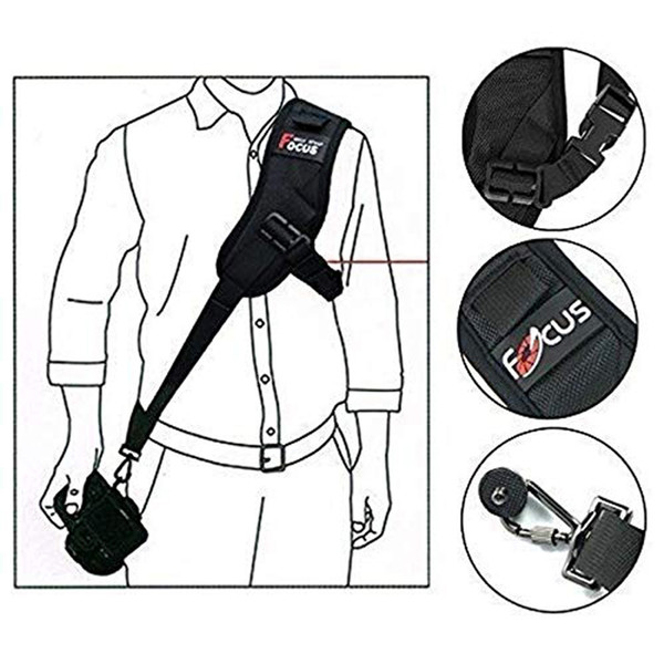 Professional Photographer's Secret Focus Weapon Dual Camera Strap Quick Realease Neck Band Strap Shoulder Belt Straps