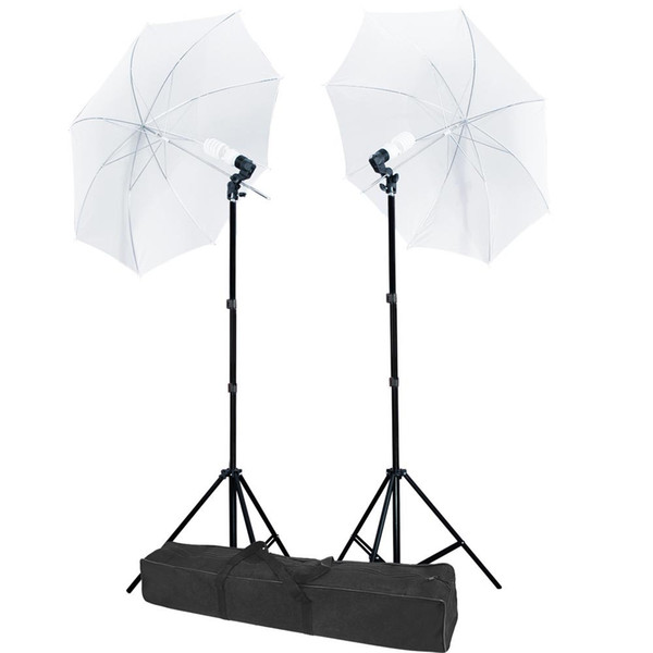 32 In Umbrella Studio Lighting 2 Constant Lights Kit