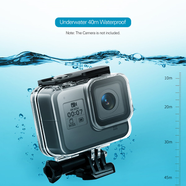 studio photo Waterproof Housing Case Shell Underwater 40m Compatible with Hero 8 Action Camera photography accessories