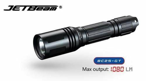 New Jetbeam BC25-GT USB Charge Cree XP-L HI 1080 Lumens LED Flashlight ( 18650 )