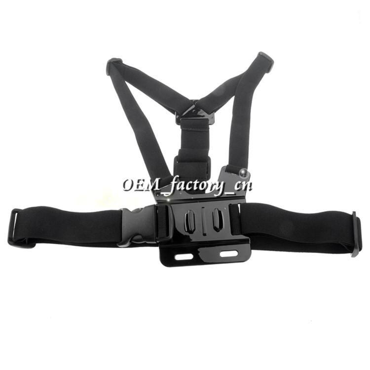 Promotion Gopro Accessories Adjustable Elastic Chest Strap Body Belt Mount+Three-way Base+Screw+Bag for Gopro HD Camera Gopro Hero 3+ 3 2 1