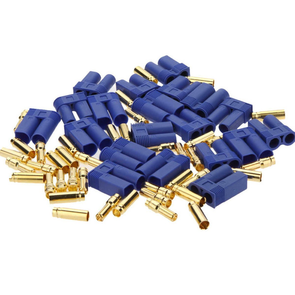 10 Pairs Male Female EC5 Style Connector 20 Pairs 5.0mm 5mm Gold Bullet Plug ESC