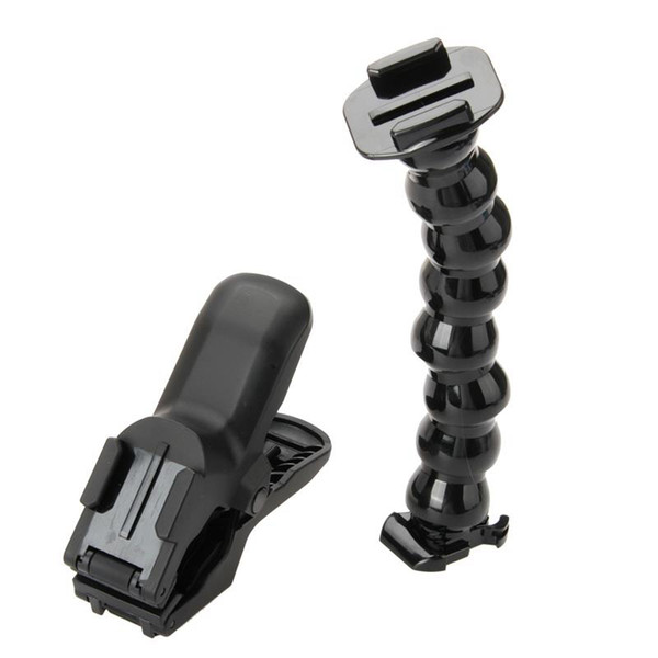 Jaws Flex Clamp Arm Mount Adjustable Gooseneck for Go pro Hero 4/3+ /3/2/1