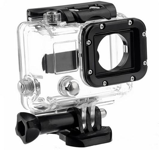 for Go Pro Accessories Waterproof Case 45m Underwater Diving Shell Cover Housing Skeleton Frame for Gopro Hero 4 3+