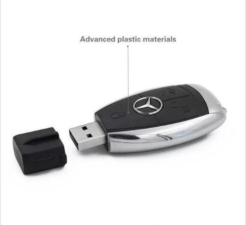 Real Capacity 100% High quality Pen Drive Mercedes-Benz car keys 32GB~64gb U disk USB 2.0