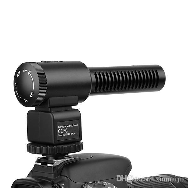 DSLR Camera Microphone Professional Photography Interview Wired Mic For Nikon Canon Record Video Studio Camcorder