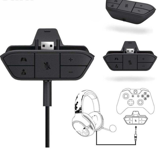 Gamepad Stereo Headset Headphone Audio Gaming Adapter For Microsoft For Xbox One Controller Game Console Accessory