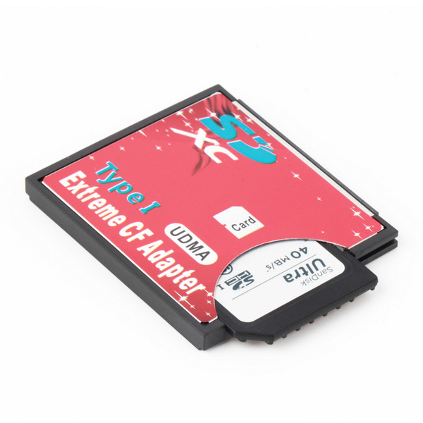 Brand new and high quality Secure Digital Memory Card To CF Flash Memory Card Adapter Reader