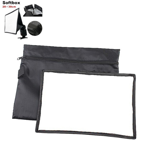 Universal SoftBox 100% Band New High Quality 20*30cm General Foldable Soft Box Flash Diffuser for Canon Nikon Sony Minolta High Quality