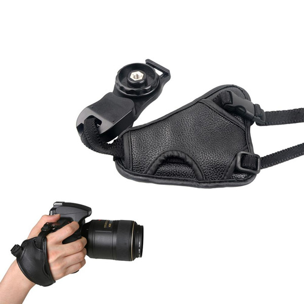 High Quality Soft Hand Grip Vintage PU Leather DSLR Camera Wrist Strap Belt for Nikon Canon Sony SLR/DSLR Camera