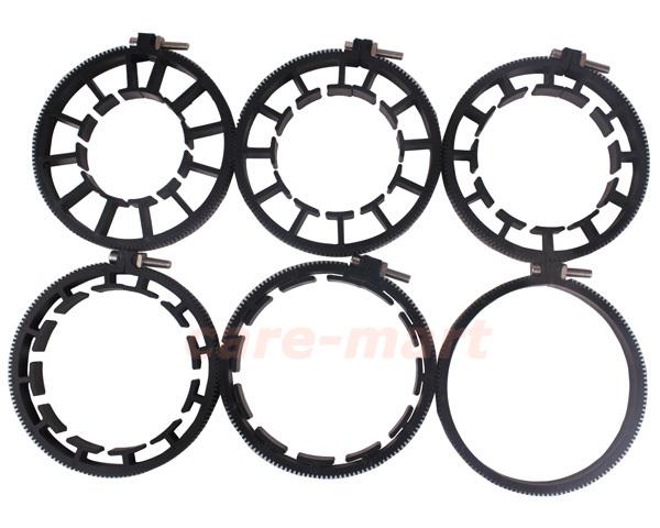 Wholesale-6pcs 0.8 Mod. Follow Focus Gear Ring Belt for 60~115mm Camera Lens