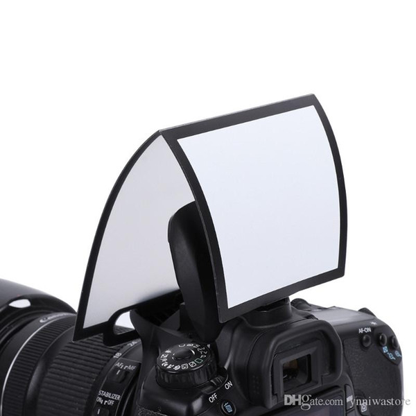 50pcs/lot Universal hard Screen Pop-Up Flash Diffuser Softbox Black Clear Reflector For Yongnuo canon niokn all camera