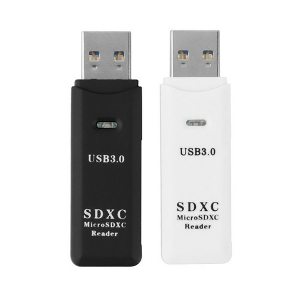 New 2 In 1 USB 3.0 SD & Micro SDXC SDHC Memory Card Reader TF Trans-flash Card Adapter Converter Tool with Retail Packaging