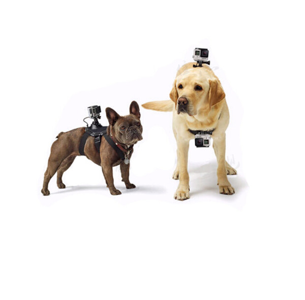 Pet Dog Fetch Harness Chest Strap Shoulder Belt Mount Base For Gopro Hero 5 4 3 SJCAM Sports Camera