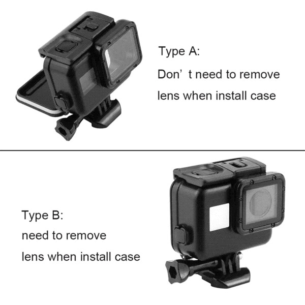 Underwater 60M Case for GoPro Hero 5/Hero 6 Waterproof Case Touchable Cover  for Go pro Hero 5/Hero 6 Case Housing Accessories