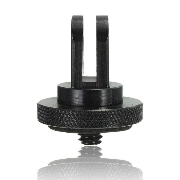 Black Mini Tripod Screw Mount Adapter With 1/4